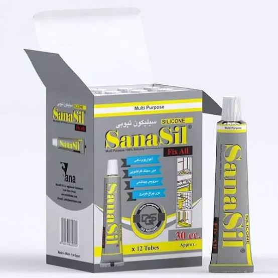 چسب آکواریوم (سیلیکون) پمادی شفاف ۳۰ گرمی